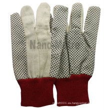 NMSAFETY 10 OZ señoras trabajan guantes de algodón guantes de lunares